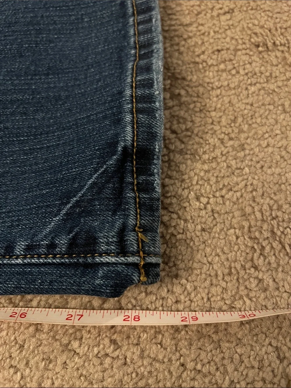 American Eagle Outfitters Dark Blue Favorite boyfriend distressed jeans size 4